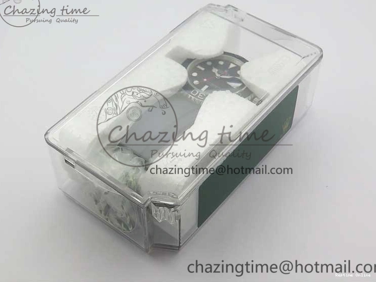 0130 Yacht-Master 116655 ARF SS Custom Made Black Ceramic Bezel on Oysterflex Rubber Strap A HighPerformance 3064